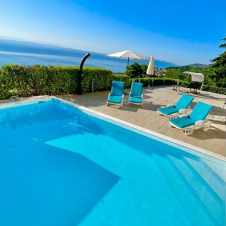 Luxury Villa Eternity - Marvelous Sea View - Box Spring Beds - Opatija-Poljane Dış mekan fotoğraf