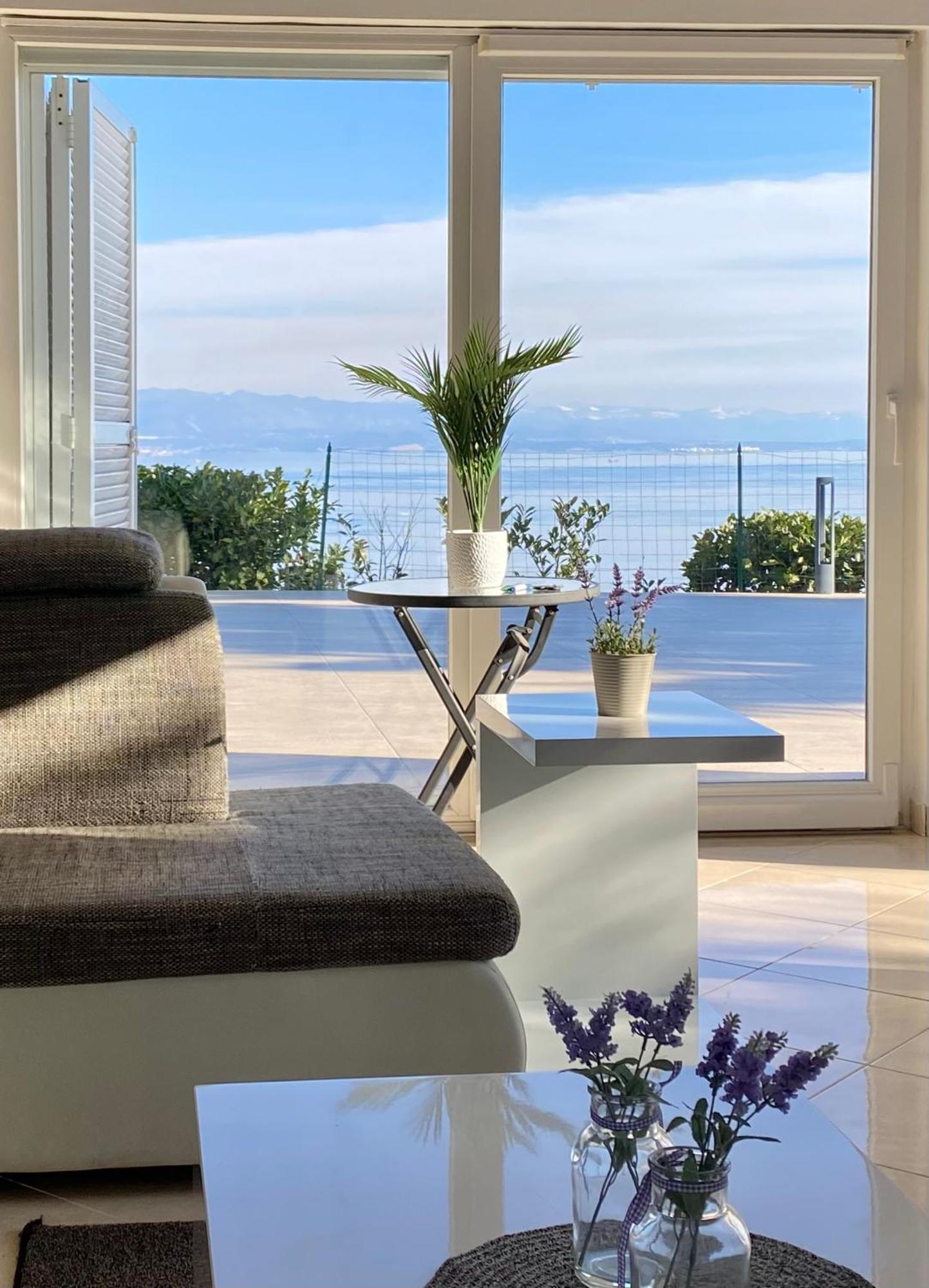 Luxury Villa Eternity - Marvelous Sea View - Box Spring Beds - Opatija-Poljane Dış mekan fotoğraf