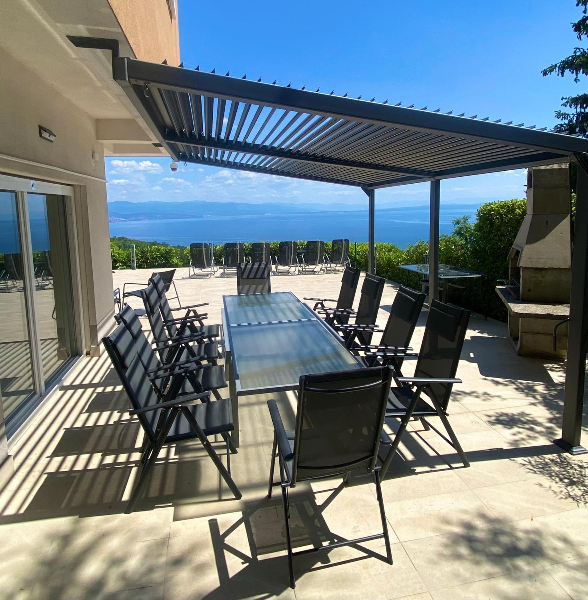 Luxury Villa Eternity - Marvelous Sea View - Box Spring Beds - Opatija-Poljane Dış mekan fotoğraf