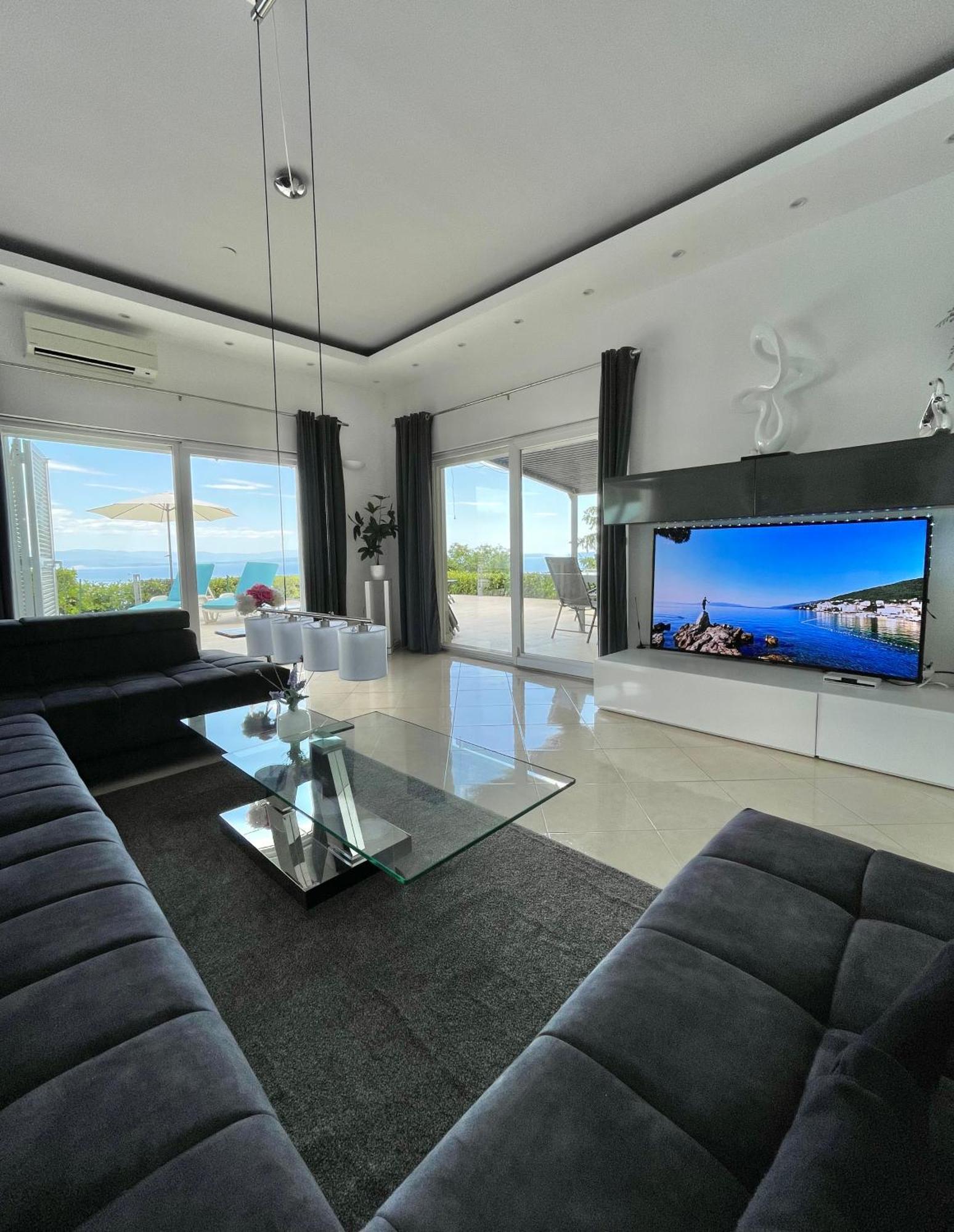 Luxury Villa Eternity - Marvelous Sea View - Box Spring Beds - Opatija-Poljane Dış mekan fotoğraf