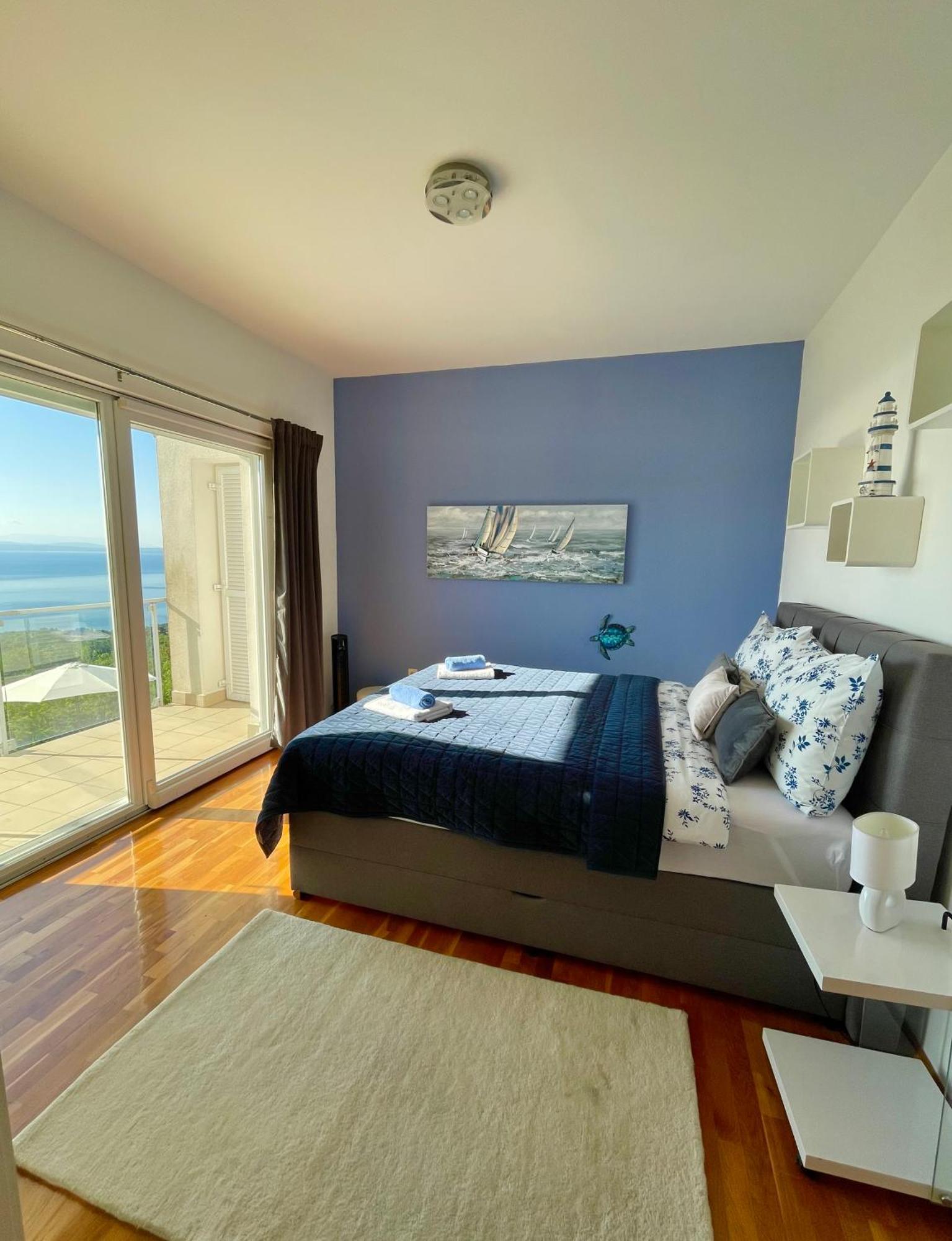 Luxury Villa Eternity - Marvelous Sea View - Box Spring Beds - Opatija-Poljane Dış mekan fotoğraf
